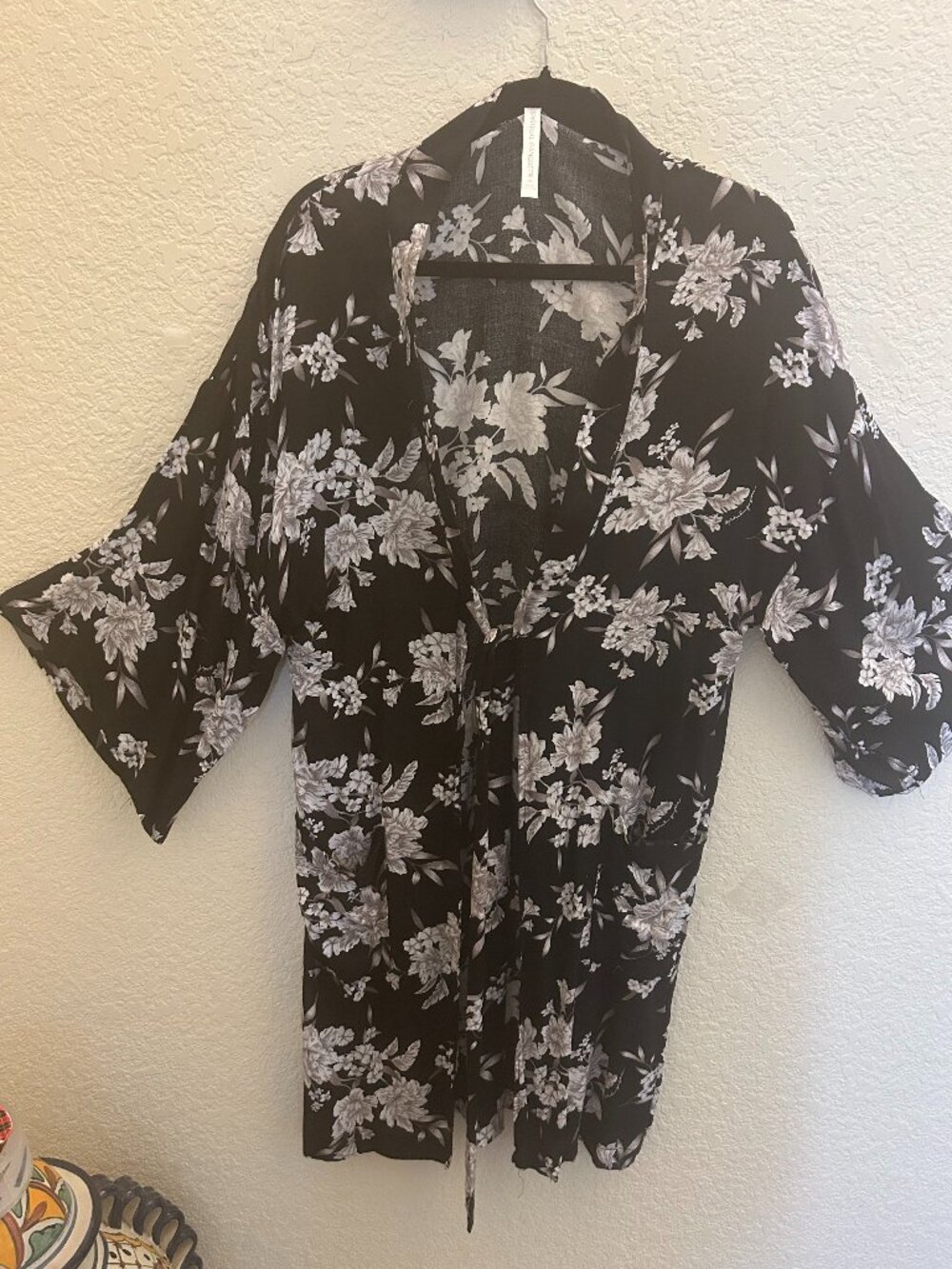 Spiritual Gangster Kimono, black and white